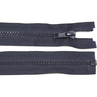 Kostěný zip no.5 rozepínací 80cm bundový color: 730 tmavě modrá