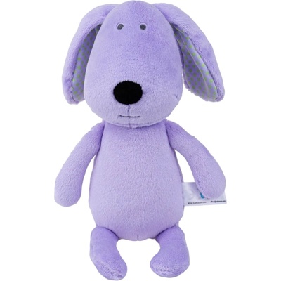 Balibazoo Мека играчка за гушкане Bali Bazoo - Dog, 28 cm, лилава (111055)