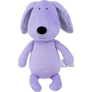 Balibazoo Мека играчка за гушкане Bali Bazoo - Dog, 28 cm, лилава (111055) - baby