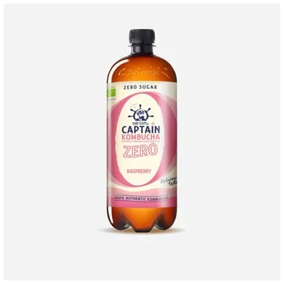 The Gutsy Captain Kombucha zero malina BIO 1000 ml