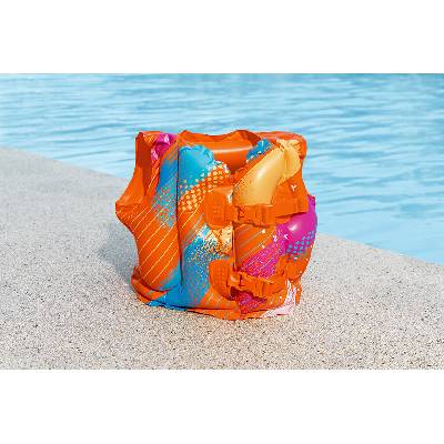 Bestway Детска надуваема жилетка Bestway Swim Safe Colorify ToughLite 32272, 41 х 30 см
