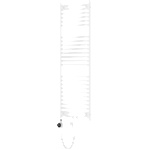 Mexen Mars 1200x400 mm 400W white (W110-1200-400-6400-20)
