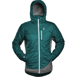 Grüezi Bag Мъжко вълнено яке Grüezi Bag Refreshful Silkwool Jacket Insulation jacket - Ocean Green / Grey (005-5126-0611)
