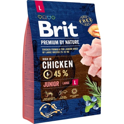 Brit Premium by Nature Junior Large Breed Chicken 2 x 3 kg