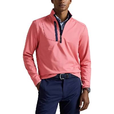 Блуза Polo ralph lauren 785A70627 half zip sweater - Pink (Desert Rose)