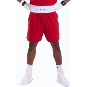 BOXRAW Мъжки тренировъчни шорти Boxraw Stevenson V2 red/white