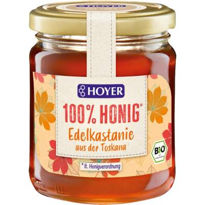 HOYER Bio kaštanový med 250 g