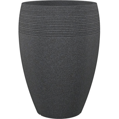 Scheurich Kvetináč Lineo High 39 cm čierny granit