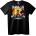 NOONEBRAND Тениска Manowar Крале на Метала - 2XL, Black
