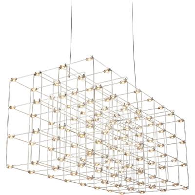 POLARIS LED полилей Cosmos с 3D решетка | Хромирана стомана | 120W | Цена 843, 54€ (1 649, 83 лв) (KS-KPL3062-D)