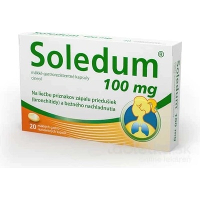 Soledum 100 mg mäkké gastrorezistentné kapsuly cps.enm. 20 x 100 mg