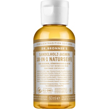 Dr. Bronner's prírodné mydlo so santalovým drievkom a jazmínom 60 ml