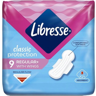 Libresse Превръзки с крилца Libresse - Classic Normal, 9 броя