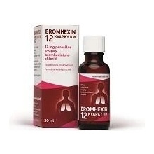 Bromhexin 12 kvapky 30 ml