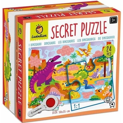 Ludattica: Secret s lupou Dinosauři 24ks