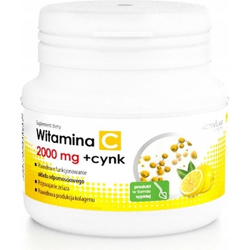 ACTIVLAB Pharma Vitamin C 2000 mg + Zinc 10 mg, 150 Grams