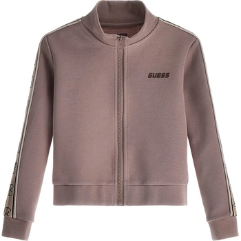 Image 1 of GUESS Спортен суичър за момиче в цвят пудра с контрастни ивици Guess