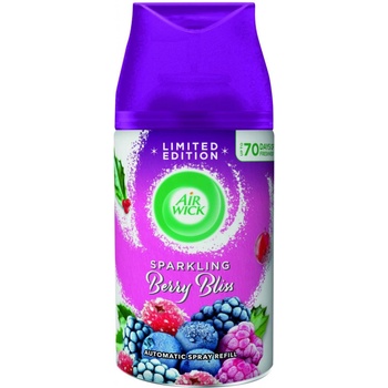 Air Wick FreshMatic Essential Oils Merry Berry - Vôňa zimného ovocia automatický osviežovač náhradná náplň 250 ml