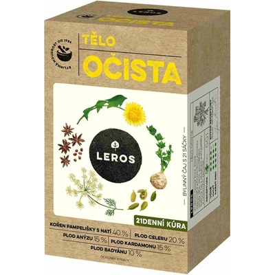 Leros OČISTA TĚLA 21 sáčků