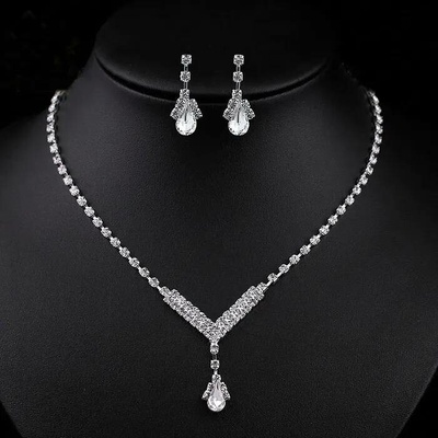 Venice Jewelry Plesová bižuterie náhrdelník a náušnice OJS392-92 – Hledejceny.cz