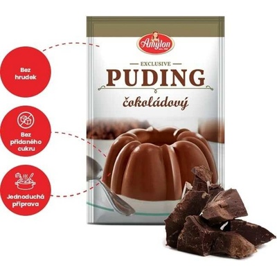 Amylon Exclusive puding čokoládový 45g