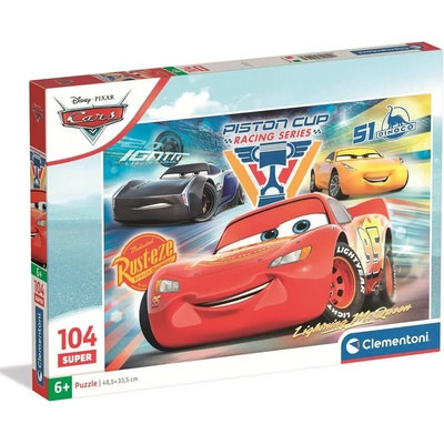 Clementoni - Puzzle Cars: Lightning and rivals - 100 piese