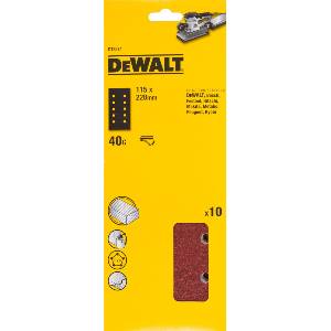 DEWALT Шкурка DeWALT 228 x 115 мм, P60, велкро (10 бр. ) DT8550 (DT8550)