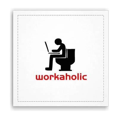 Fotoobraz 40x40 cm Workoholic