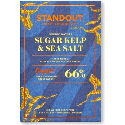 Standout Chocolate 66% SUGAR KELP AND SEA SALT BIO 50 g