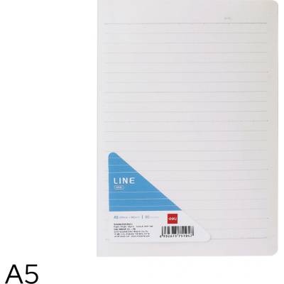 DELI GROUP Sešit A5 linka 60l