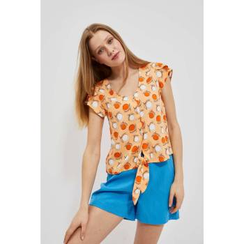 Moodo Оранжева шарена тениска Moodo Moodo | Oranzhev | ЖЕНИ | S