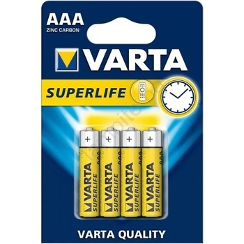 VARTA 2003 - 4 бр. Цинково/въглеродна батерия SUPERLIFE AAA 1, 5V (VA0016)