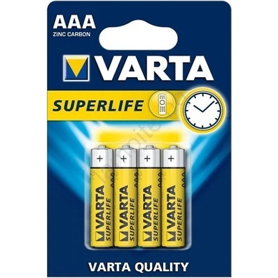 VARTA 2003 - 4 бр. цинково-въглеродни батерии за тежки натоварвания AAA 1, 5V (VA0016)
