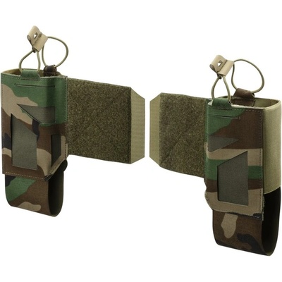 Direct Action® Облекчен калъф за радиостанции за жилетки - Woodland (PO-SKCW-CD5-WDL)