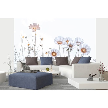 DIMEX ART s. r. o Самозалепваща се флизелинова фототапета нежни цветя 375 x 250 см