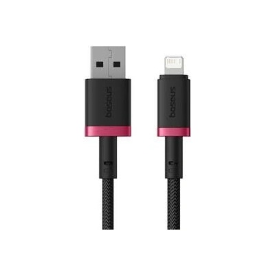 Baseus P10377801U01-03 Dura USB/Lightning, 2.4A, černý, červený