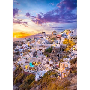 Enjoy - Puzzle Sunset over Santorini 1000 - 1 000 piese