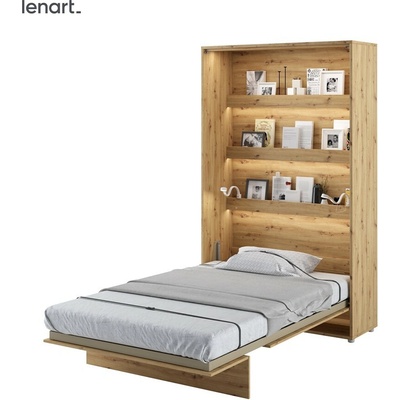 Dig-net náb ytok Lenart Bed Concept BC-02 Sklápacia dub artisan