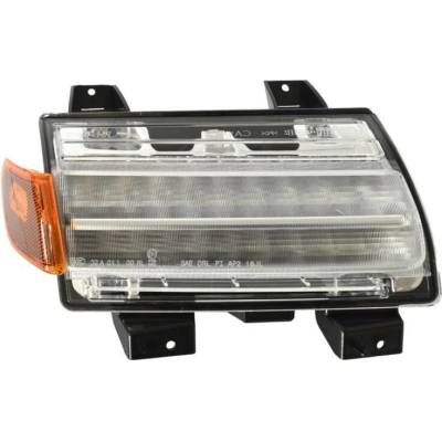 LED směrové a parkovací světlo, Pravá, E1 evropská homologace, Jeep Wrangler JL, Jeep Gladiator JT