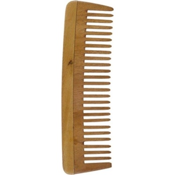 Pranayur Гребен от дърво нийм с груби зъби - 1 бр