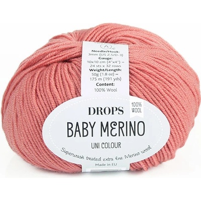Příze DROPS Baby merino uni color 46 - růže