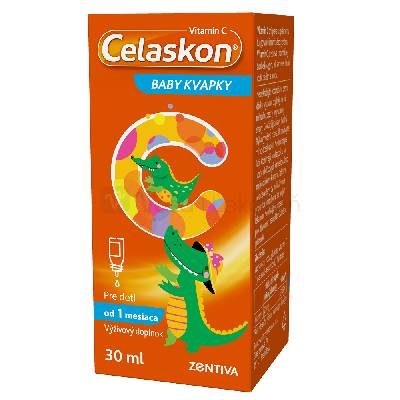 Celaskon Baby Kvapky s vitamínom C pre deti od 1 mesiaca 30 ml detské kvapky