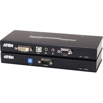 Aten CE-600 DVI and USB based KVM Extender with RS-232 serial 60m