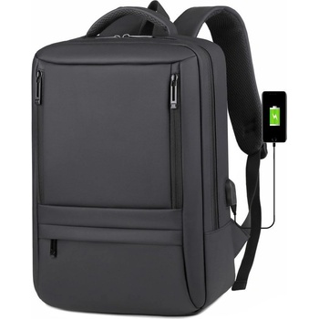 SUNRED раница за лаптоп, издръжлива, черна (Model_F)