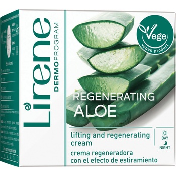 Lirene Hydratácia a výživa Aloe a Karité maslo regeneračné liftingový denný aj nočný krém 50 ml