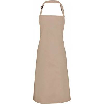 Premier Workwear Klasická zástěra hnědá latte 72x86cm PW150