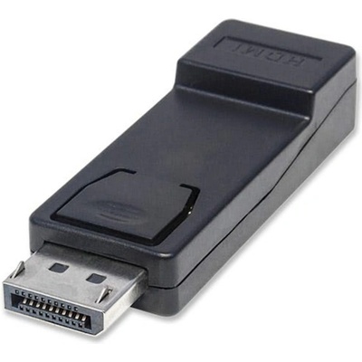 Manhattan Преходник Manhattan, от DisplayPort(м) към HDMI(ж), черен