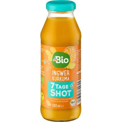 dmBio bio 7denní shot zázvor & kurkuma 280 ml