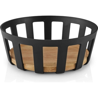 Eva Solo Košík na pečivo Nordic Kitchen plast bambus černý 22 x 7 cm