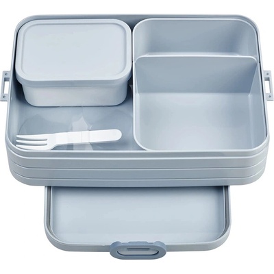 Mepal obědový box velký - obědový box s bento boxem - na 4 sendviče nebo 8 krajíců chleba - obědový